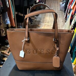 Guess Tan Tote Bag